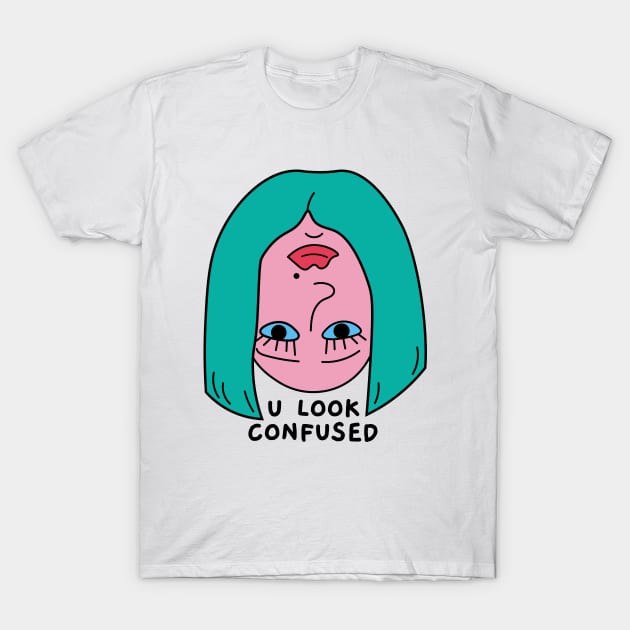 Confused lady meme T-Shirt by Sourdigitals